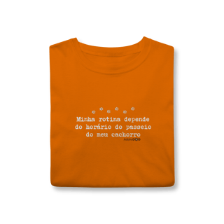 Nome do produto T-shirt Rotina
