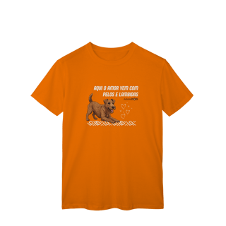 Nome do produto Aqui o amor vem com pelos e lambidas