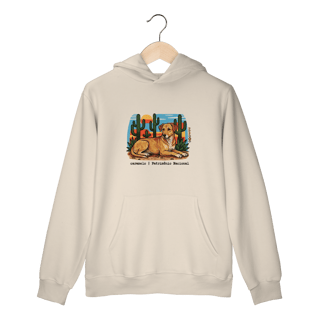 Nome do produto Moletom Prime Canguru - Caramelo