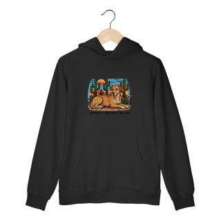 Nome do produto Moletom Prime Canguru - Caramelo