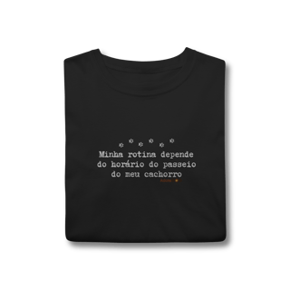 Nome do produto T-shirt Rotina