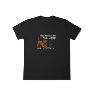 Nome do produto Aqui o amor vem com pelos e lambidas