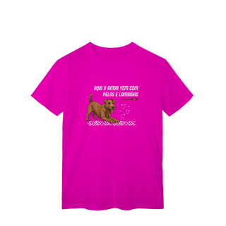 Nome do produto Aqui o amor vem com pelos e lambidas