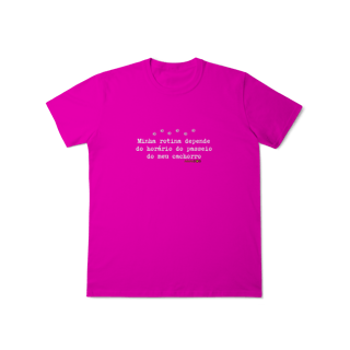 Nome do produto T-shirt Rotina