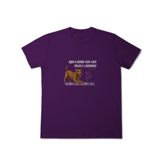 Nome do produto Aqui o amor vem com pelos e lambidas