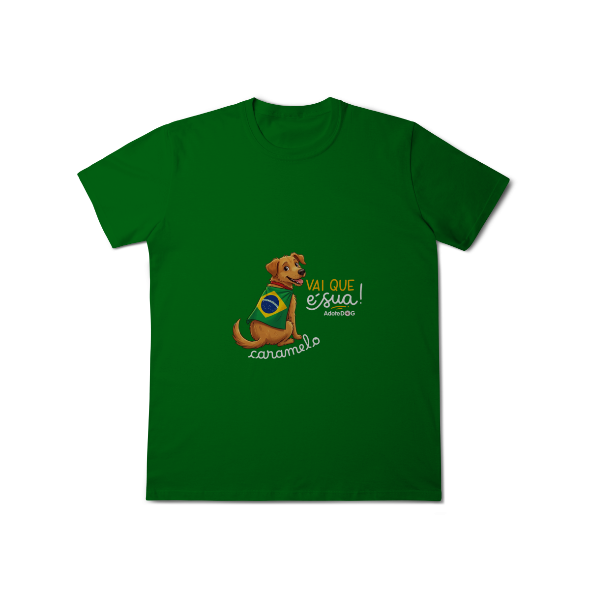 T-Shirt Classic Vai Que é Sua Caramelo