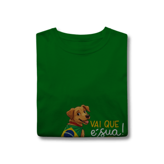 Nome do produto T-Shirt Classic Vai Que é Sua Caramelo