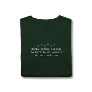 Nome do produto T-shirt Rotina