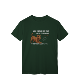 Nome do produto Aqui o amor vem com pelos e lambidas