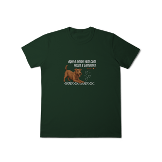 Nome do produto Aqui o amor vem com pelos e lambidas