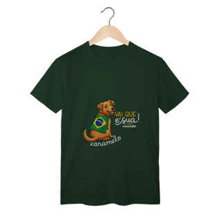 Nome do produto T-Shirt Classic Vai Que é Sua Caramelo
