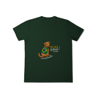 Nome do produto T-Shirt Classic Vai Que é Sua Caramelo