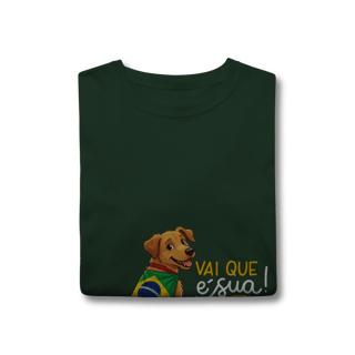 Nome do produto T-Shirt Classic Vai Que é Sua Caramelo
