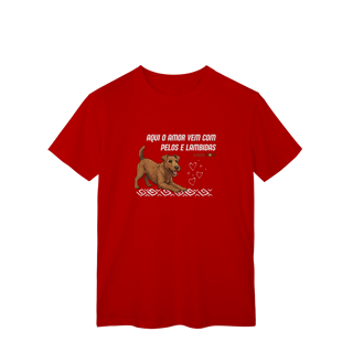 Nome do produto Aqui o amor vem com pelos e lambidas