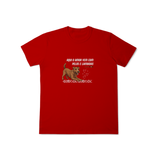 Nome do produto Aqui o amor vem com pelos e lambidas