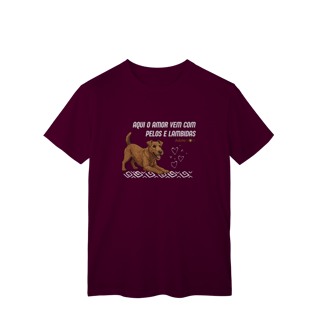 Nome do produto Aqui o amor vem com pelos e lambidas