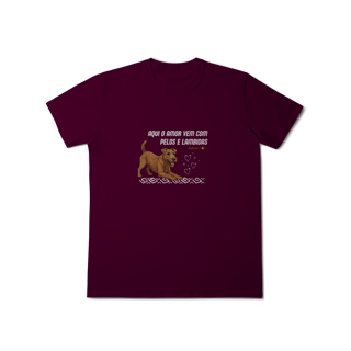 Nome do produto Aqui o amor vem com pelos e lambidas