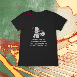 Nome do produto Baby tee DO NOT GIVE ME A CIGARETTE