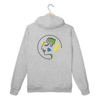 Nome do produto Moletom clássico com logo - Mentaliza em azul colbato