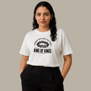 Nome do produtoCamiseta Oversized | “King of Kings”
