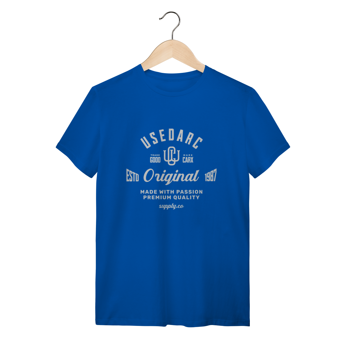 Nome do produto: Camiseta USEDARC 1987 – Estilo Minimalista e Autêntico