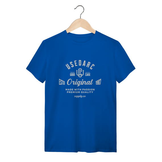 Camiseta USEDARC 1987 – Estilo Minimalista e Autêntico