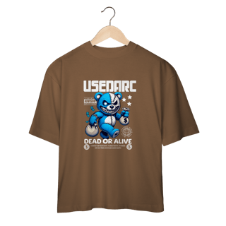 Nome do produto Camiseta UseDarc – Urso Esperto com Saco de Dinheiro Streetwear