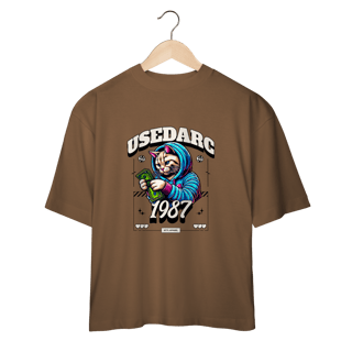 Nome do produto Camiseta UseDarc – Gato Contando Dinheiro 1987 Street Style