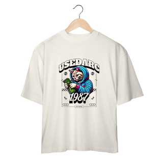 Nome do produto Camiseta UseDarc – Gato Contando Dinheiro 1987 Street Style