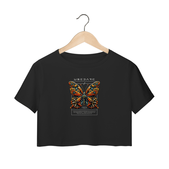 Camiseta USEDARC Mechanical Butterfly – Arte Futurista