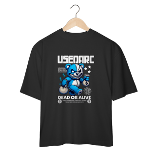 Nome do produto Camiseta UseDarc – Urso Esperto com Saco de Dinheiro Streetwear