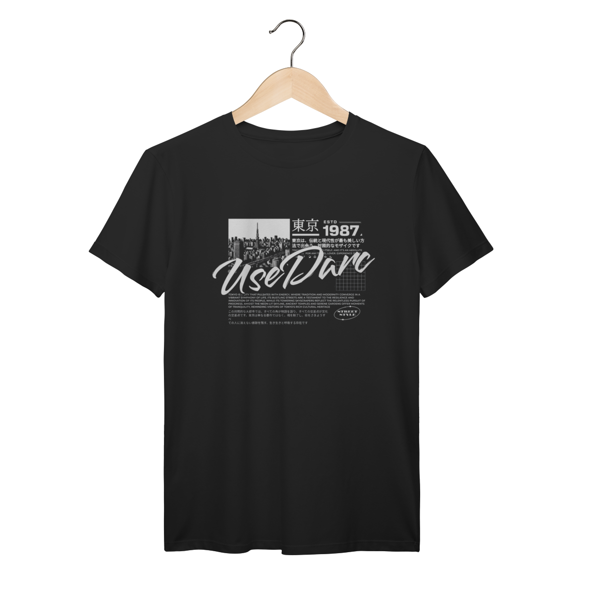 Nome do produto: Camiseta UseDarc – Tokyo Street Culture 1987