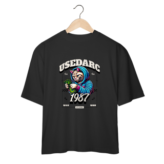 Nome do produto Camiseta UseDarc – Gato Contando Dinheiro 1987 Street Style