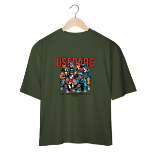Nome do produto Camiseta USEDARC Dog Squad – Estilo Urbano & Divertido