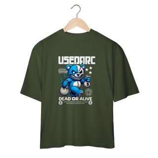 Nome do produto Camiseta UseDarc – Urso Esperto com Saco de Dinheiro Streetwear