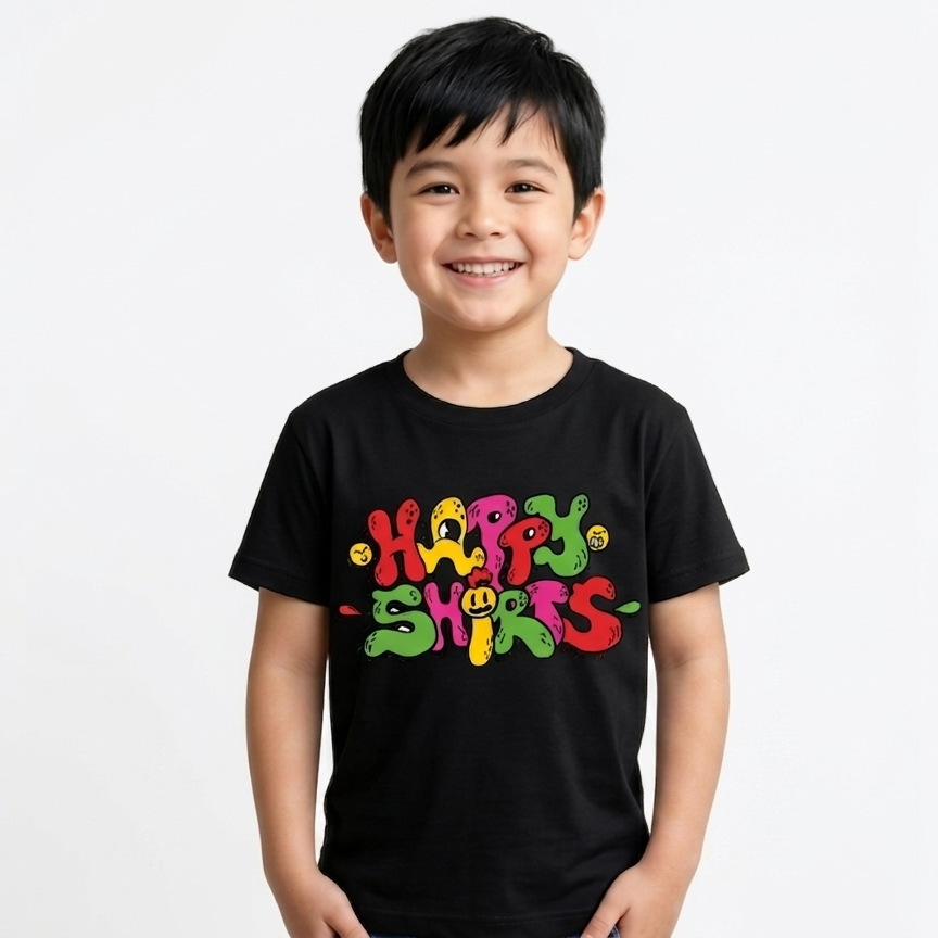 Nome do produto: Camiseta Happy Shirts infantil