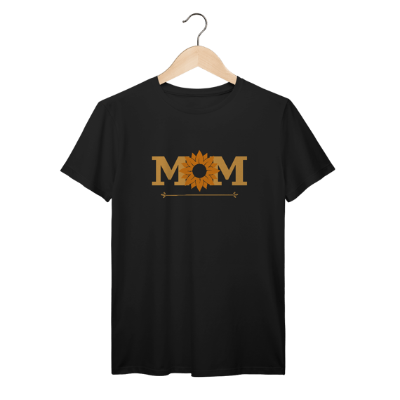 Camiseta MOM com Girassol