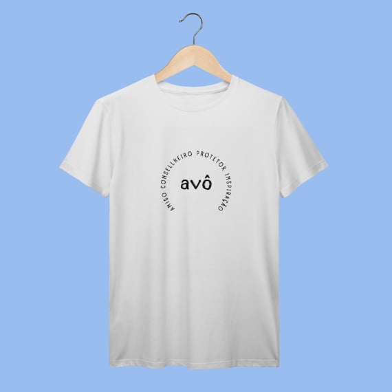 Camiseta Avô – Amigo, Conselheiro, Protetor, Inspiração