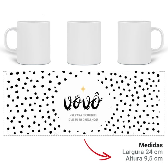 Caneca Vovô Prepara o Colinho