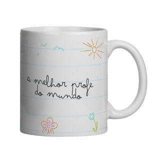 Caneca Melhor profe do mundo