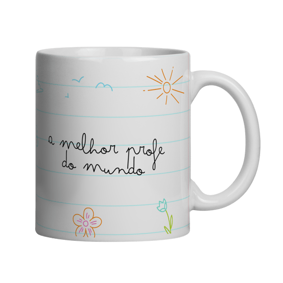 Caneca Melhor profe do mundo