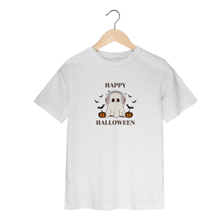 Camiseta Happy Halloween - 2 a 8 anos