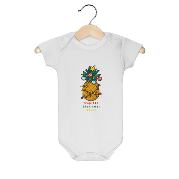 Body Infantil Natalino – Tropical Christmas Vibes