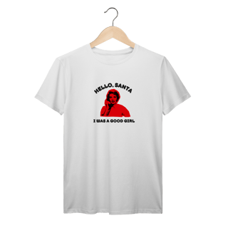 Camiseta Natalina Hello Santa