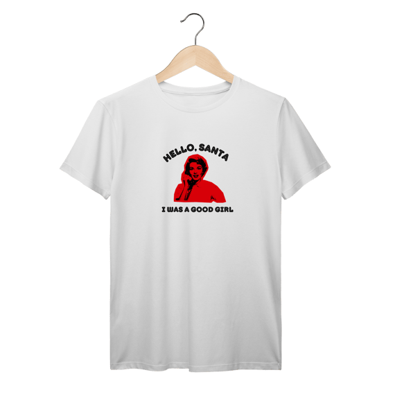 Camiseta Natalina Hello Santa