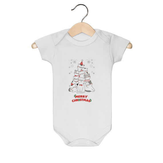 Body Gatinhos de Natal