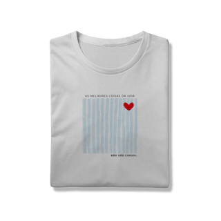 Nome do produtoCamiseta Minimalista As melhores coisas da vida