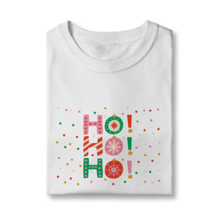 Nome do produtoCamiseta Ho Ho Ho! (2 a 8anos)