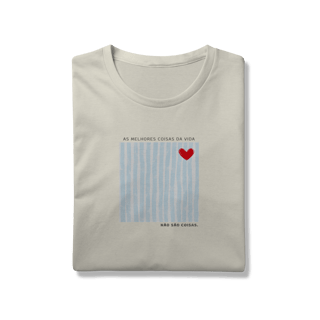 Nome do produtoCamiseta Minimalista As melhores coisas da vida