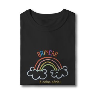 Nome do produtoCamiseta Infantil Brincar é Coisa Séria!